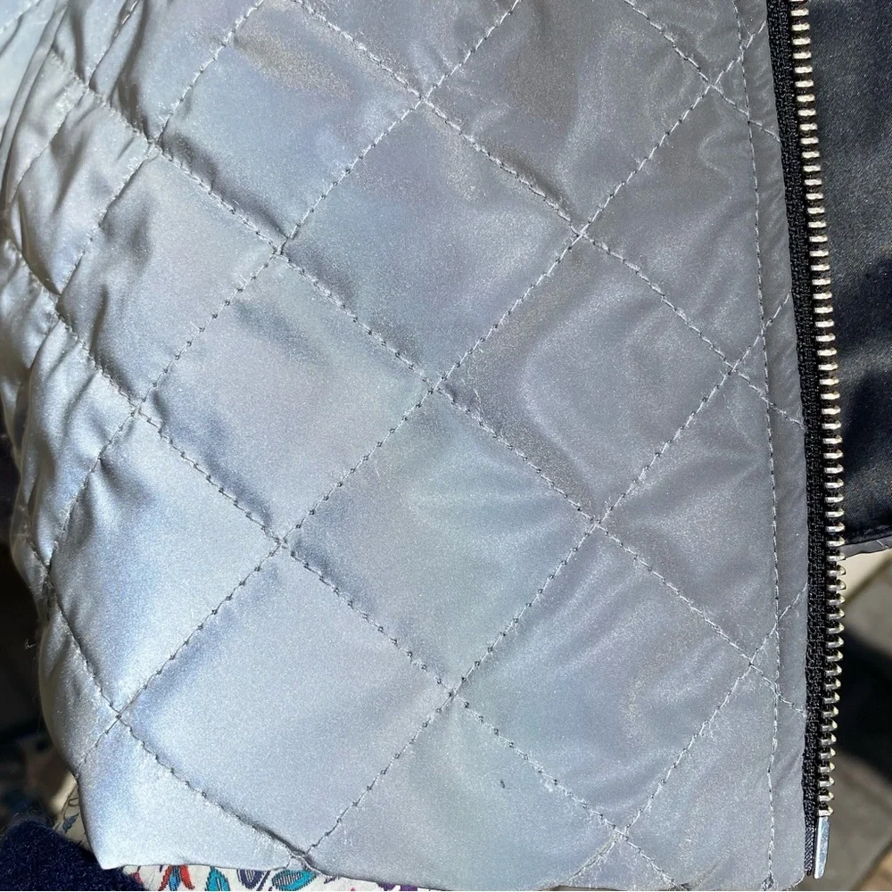 Athleta Reflective Reversible Bomber Jacket - Picture 3 of 11